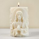 Ver imagem 1 de Vela Decorativa Cilíndrica Cristo 320g