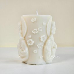 Vela Decorativa Cilíndrica Cristo 320g - 4