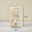Ver imagem 2 de Vela Decorativa Cilíndrica Cristo 320g