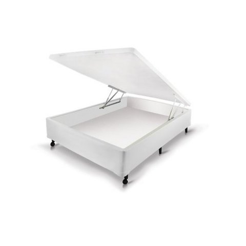 Box Baú Castor Casal Branco 138x188x35cm