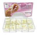 Ver imagem 1 de Unhas Posticas Tips Alongamento Curvatura C Acrigel Porcelana Gel Plastico ABS Profissional 500