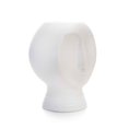 Ver imagem 3 de Vaso Decorativo Rosto em Cerâmica Branco 18x14 cm - D’Rossi