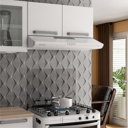 Depurador de Ar Colormaq Cook 60cm com 1 Velocidade 40hz Dc60cbrcnac Branco - 3