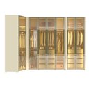 Ver imagem 3 de Guarda-Roupa Modulado Reflecta Innova 7 Portas 260cm x 240cm Mod 009 100% MDF Bege/Off White