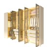 Guarda-roupa Modulado Reflecta Innova 7 Portas 260cm x 240cm MOD 009 100% MDF - 4