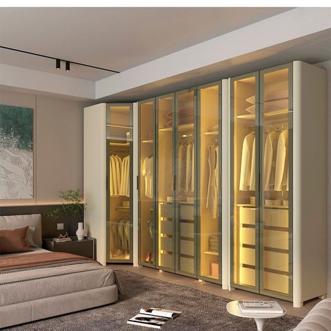 Guarda-roupa Modulado Reflecta Innova 7 Portas 260cm x 240cm MOD 009 100% MDF