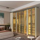 Ver imagem 1 de Guarda-Roupa Modulado Reflecta Innova 7 Portas 260cm x 240cm Mod 009 100% MDF Bege/Off White