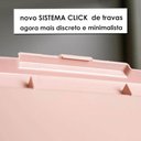 Ver imagem 4 de Kit 2 Caixas Organizadoras com Tampa 30L Click Cesto Plástico Escritório Closet Lavanderia