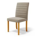 Ver imagem 2 de Cadeira de Sala de Jantar Estofada Veiga Madeira Maciça Suede Bege G78 - Gran Belo Cadeira de Jantar