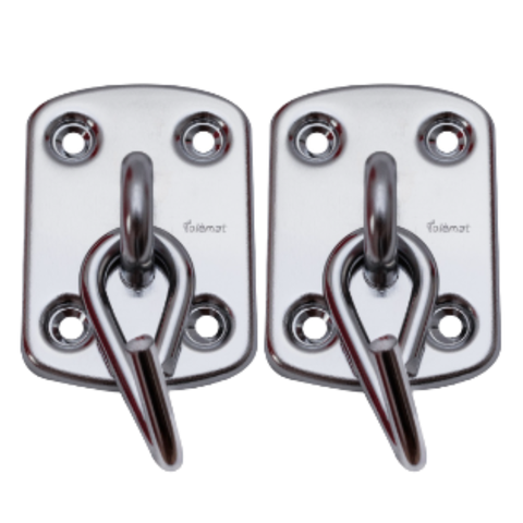 Gancho De Rede, Reforçado, Modelo Classic,Cromado,200Kg