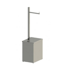 Ver imagem 2 de Papeleira com Lixeira Quada Coluna - Crismoe