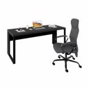 Ver imagem 2 de Escrivaninha Industrial 190cm X 60cm Pés Metal F5 Office
