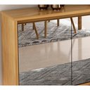 Ver imagem 3 de Balcao Buffet 03 Portas Com Espelho Bb2609 Natural Natural