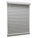 Ver imagem 3 de Persiana Horizontal Pvc 50mm Branca 160 (L) X 140 (A) cm Cortina Tipo Madeira Luxo 1,60 x 1,40 m
