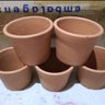 Kit 10 mini Vasos Suculentas Jardim Cactos Jardim Barro Casa Dami Decor Vaso Ceramica - 5