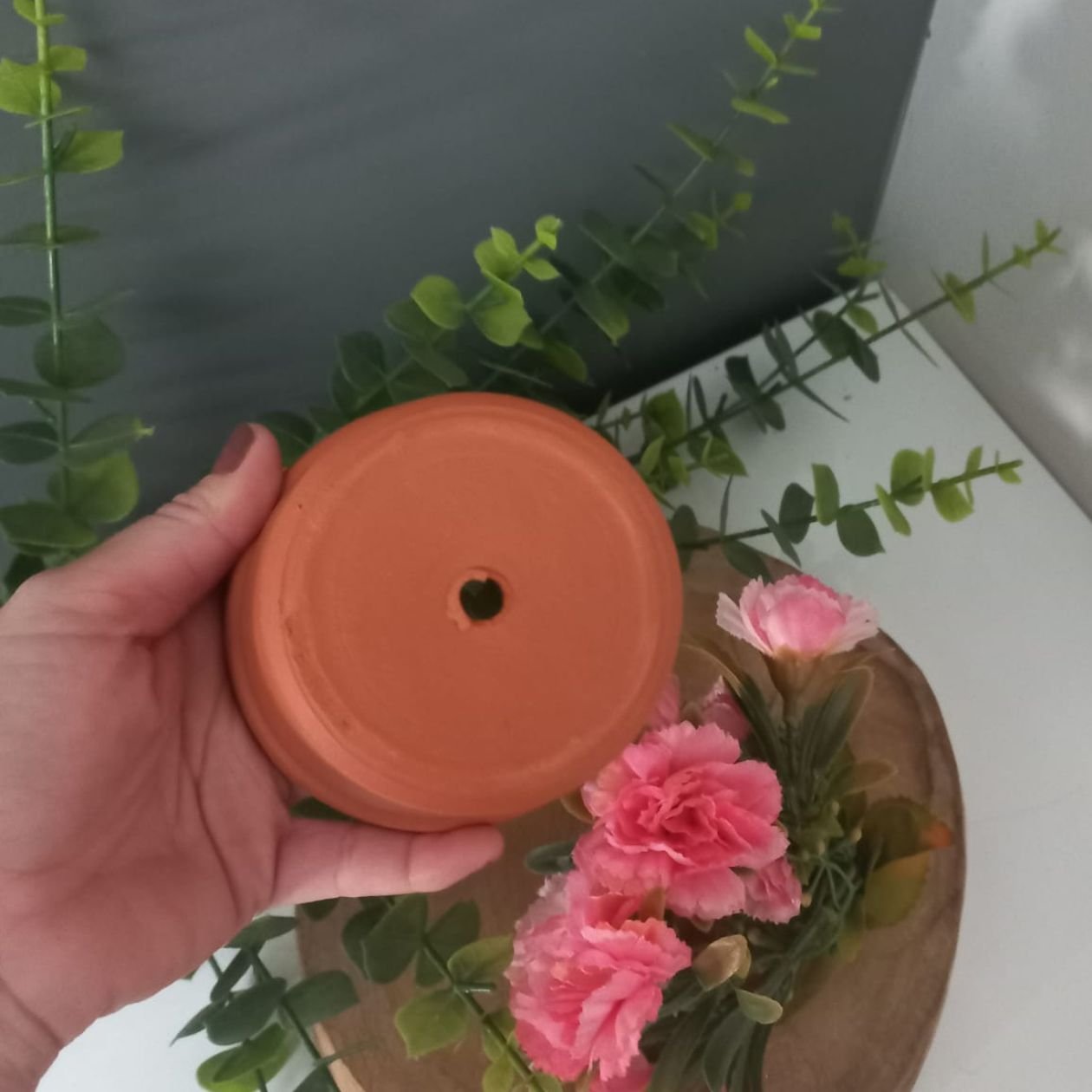 Kit 10 mini Vasos Suculentas Jardim Cactos Jardim Barro Casa Dami Decor ...