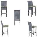 Ver imagem 4 de Mesa Bistrô e 2 Banquetas Roma Preta Corda Náutica Estofado 5 Trama Original