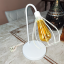 Ver imagem 3 de Abajur de Quarto Luminária Industrial Aramado Teardrop Bca