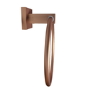 Ver imagem 2 de Porta Toalha Rosto Mão Rose Gold Fosco Argola Banheiro Metal