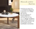 Ver imagem 2 de Mesa de Centro Sala de Estar Áustria Decoração Pés Madeira Tampo Redondo Branco