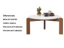 Ver imagem 3 de Mesa de Centro Sala de Estar Áustria Decoração Pés Madeira Tampo Redondo Branco
