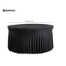 Toalha Spandex para Mesa Redonda 152cm - Preta - 2