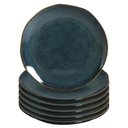Ver imagem 1 de Pratos de Sobremesa de Cerâmica Stoneware Orgânico Oceano 6 Peças - Porto Brasil