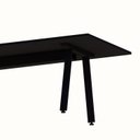 Ver imagem 7 de Mesa Reunião 8 Lugares 230cm Central Tomada Escritório Industrial Executive Preto