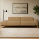 Ver imagem 1 de Sofá Living Unne 3 Lugares 210cm Terminal Direito Bouclé Camel - Nexta Casa