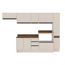 Ver imagem 2 de Cozinha Completa Koya 12 Portas 3 Gavetas 40250050 Creme - Politorno