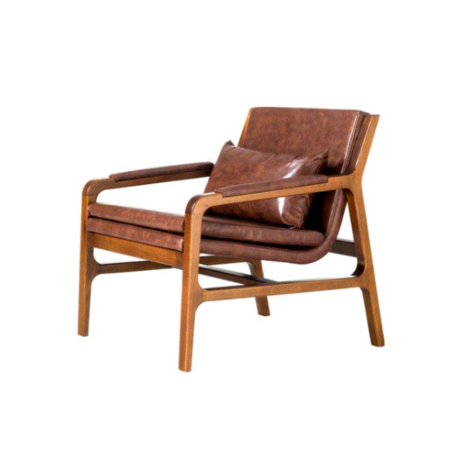 Poltrona Gaia Fastsofasulm Marrom