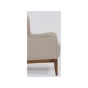 Ver imagem 6 de Poltrona Decorativa Realeza Base em Madeira Linho Aveia - Larbelle