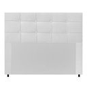 Ver imagem 3 de Cabeceira Cama Box Queen 160 Cm Sintético Branco Ana Luisa - MV Estofados