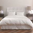 Ver imagem 1 de Cabeceira Cama Box Queen 160 Cm Sintético Branco Ana Luisa - MV Estofados