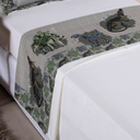 Ver imagem 4 de Jogo de Lençol Masculino 3 Peças Boy Cama Solteiro Menino 300 Fios Estampado Verde