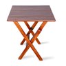 Mesa Dobrável Madeira 60x60 Padrão Imbuia - 2