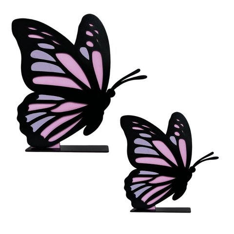 Kit 2 Peças Borboletas P e G Decoração Festa Aniversário