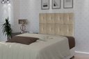 Ver imagem 1 de Painel de Cama Box Botão Solteiro 0,90 Elegance Cor Bege/areia - Comprar Moveis em Casa