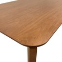 Ver imagem 5 de Mesa de Jantar Flutuante 160x90cm Madeira Maciça - Amêndoa - Tampo 160x90cm Laminado Cinamomo