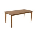 Ver imagem 1 de Mesa de Jantar Flutuante 160x90cm Madeira Maciça - Amêndoa - Tampo 160x90cm Laminado Cinamomo