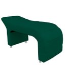 Ver imagem 2 de Maca Estofada Julia para Estetica Facial Sombrancelha Suede Verde