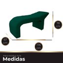 Ver imagem 5 de Maca Estofada Julia para Estetica Facial Sombrancelha Suede Verde