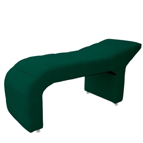Maca Estofada Julia para Estetica Facial Sombrancelha Suede Verde