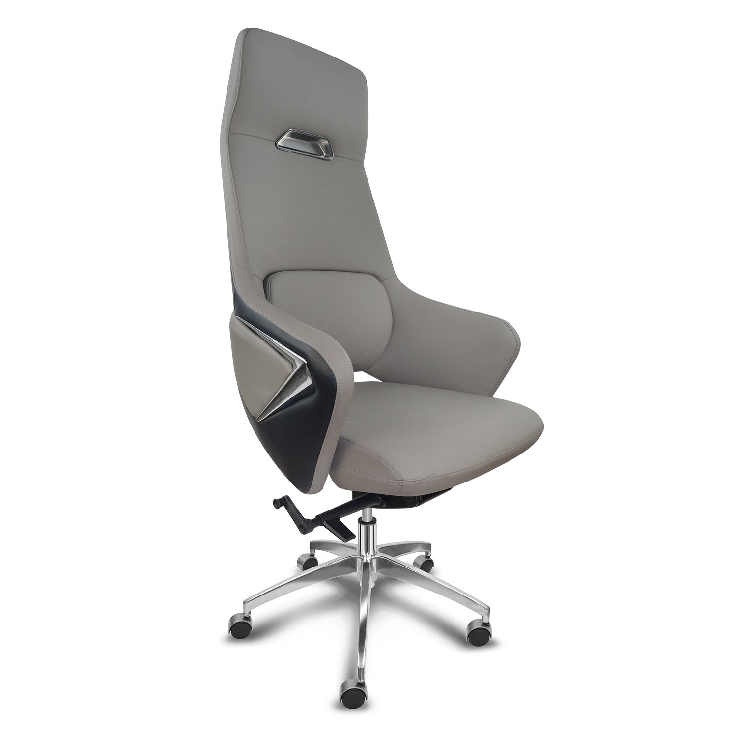 Cadeira Presidente Escritório Ergonômica Gogo Chair Deluxe Go-1001 - Cinza