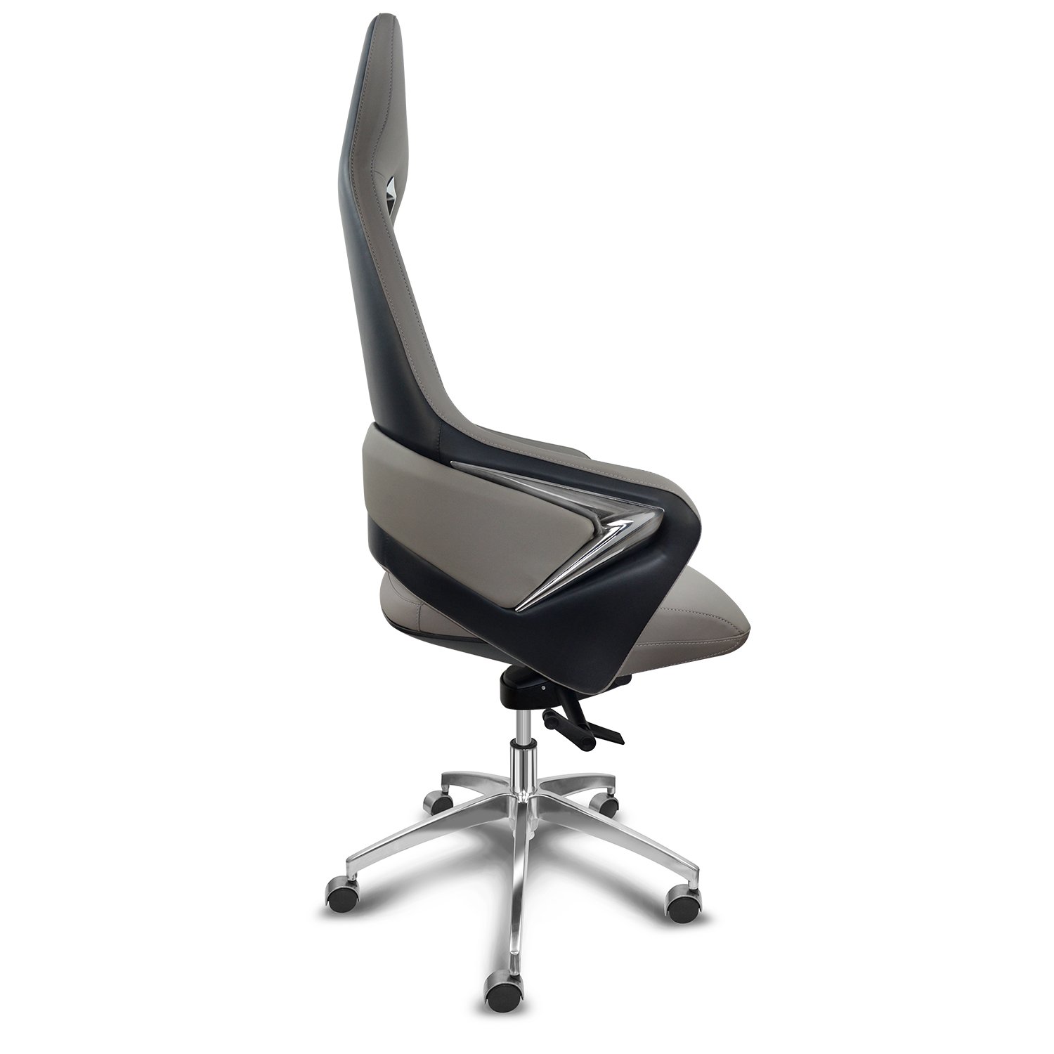 Cadeira Presidente Escritório Ergonômica Gogo Chair Deluxe Go-1001 - Cinza - 3