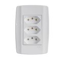 Ver imagem 1 de Tomada Slim Monobloco Tripla 20a 80124 Ilumi