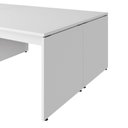 Ver imagem 5 de Espaço de Trabalho Individual 1,4m P/ 5 Pessoas Pé Painel F5 Cor:branco