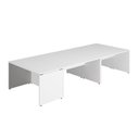 Ver imagem 3 de Espaço de Trabalho Individual 1,4m P/ 5 Pessoas Pé Painel F5 Cor:branco
