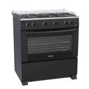 Ver imagem 1 de Fogão 5 Bocas Gaudi Mesa Inox Giii Preto Fosco Gás Glp Venax