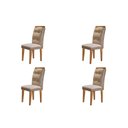 Ver imagem 1 de Conjunto com 4 Cadeiras para Sala de Jantar Carol Rufato Imbuia/turim 07